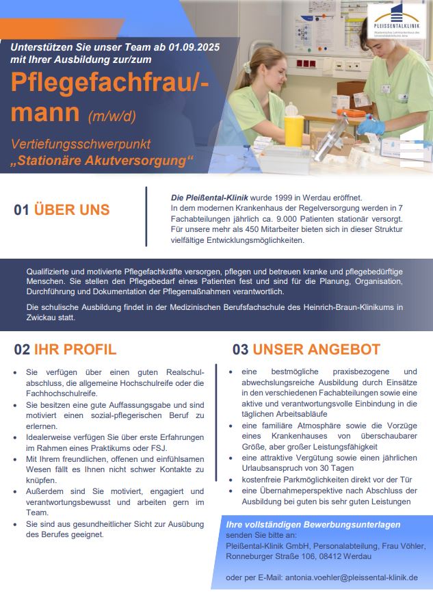 Ausbildung Pflege